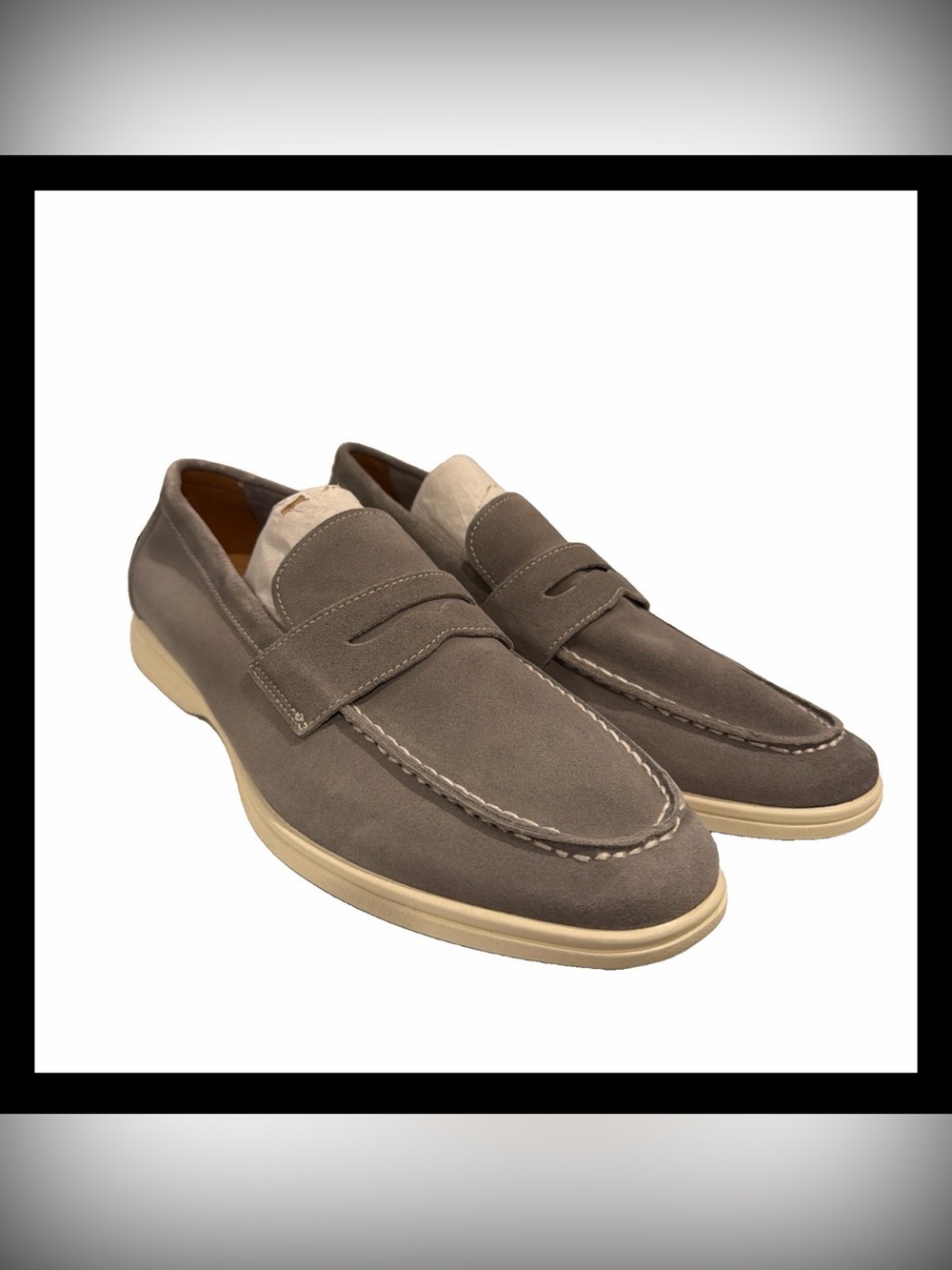 Steve Madden Men’s Laguna Loafers in Grey size 9 NWOB